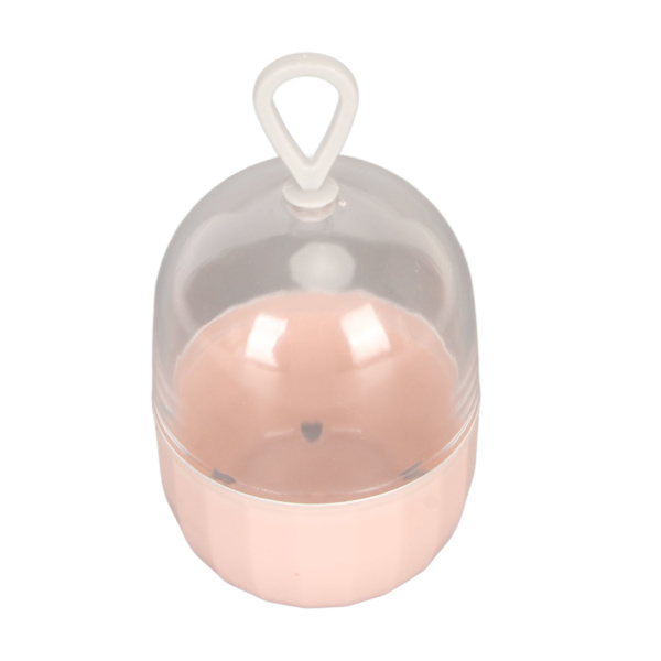 5 stk. Makeup Svamp Etui Transparent Multifunktionel Bærbar Beauty Egg Opbevaringsboks til Øreringe Halskæder