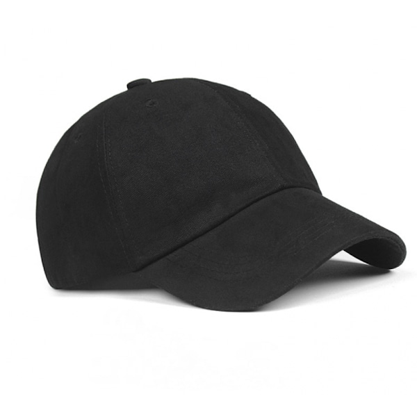 Dotpet Klassisk bomulls keps med låg profil, original för män och kvinnor, justerbar basebollkeps utan konstruktion (brun)