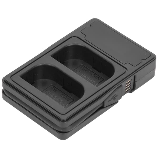 LP-E6 LCD-skjerm Dobbel ladestativ Kamerabatterilader for Canon EOS 60D 5D4 70D 6D 6D2 5D2 5DSR 60Da 7d 7D2 5D3 80D 5DS