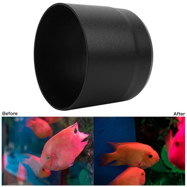 ET-73B Sort plastikmodlysblænde til Canon 70-300mm IS USM SORT ET73B kameraer