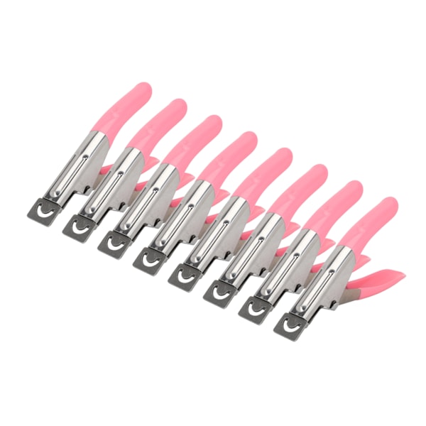 8 stk. Negletipklipper Falske Negleklipper Ergonomisk Håndtag Rustfrit Stål Manicure Værktøj