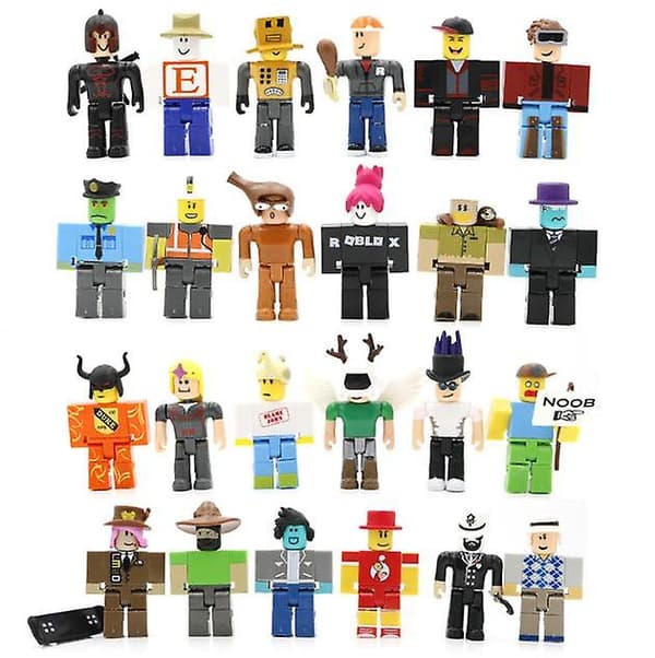 Roblox 24-delt Mini Figur Virtual World Figur Blokker