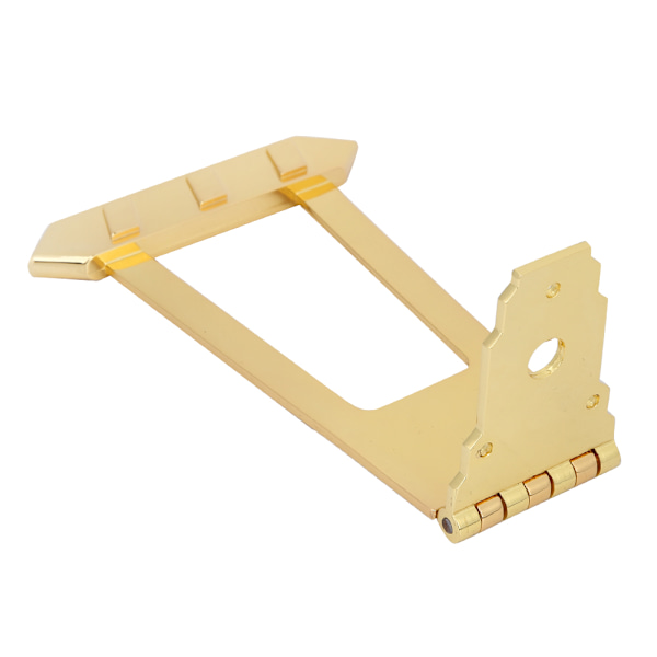 Sinkronisert vibrato-bro for jazzgitar i sinklegering (gull)