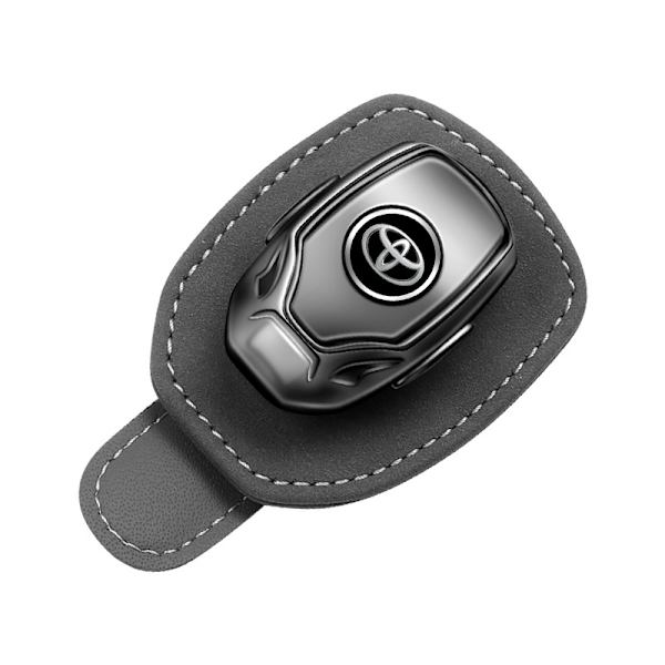 Sopii Toyota-autojen aurinkolasien pidikkeelle, nahkainen silmälasien pidike auton aurinkosuojaan