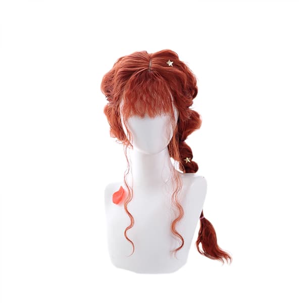 Pitkä kihara peruukki Cosplay-peruukki
