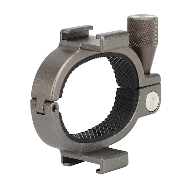 UURig R037 Aluminiumlegering Fällbar Snabbfrigöring Dubbel Kallskoförlängningsfäste för DJI Osmo Mobile3 Mobiltelefon Kulhuvud Stabilisator