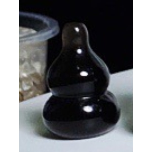 Håndskåret Obsidian Calabash Lang levetid, Rigdom, Succes Sort