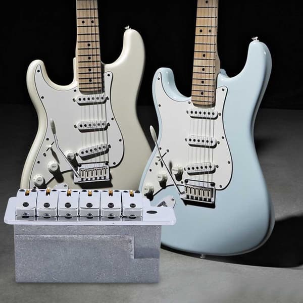 6 Strängar Elektrisk Gitarr Tremolo Stall Set Gitarr Tillbehör Reservdel