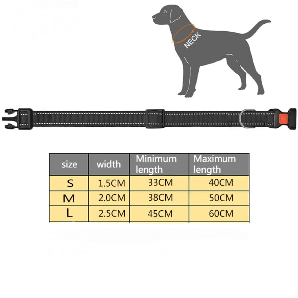 Sikkerhedslås kæledyr nylon hund trækkraft reb passer hund trækkraft krave behagelig dykning halsdække (2.0*50cm, rosenrød)