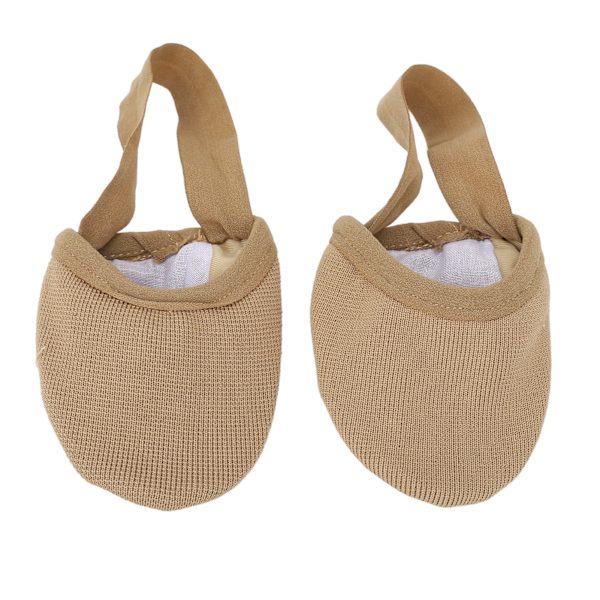 Halvsula Dansko Breathable Stretchy Halksäker Halvsula Ballettofflor för Dans Yoga Träning Hudfärg S