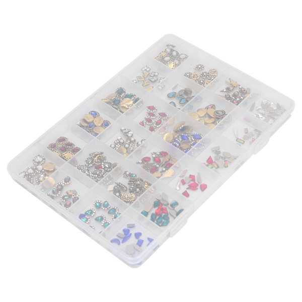 Negle Rhinestones Kit Nem Anvendelse DIY Bærbar Letvægts Praktisk Charmerende Robust Holdbar Negle Sten Til Kvinder