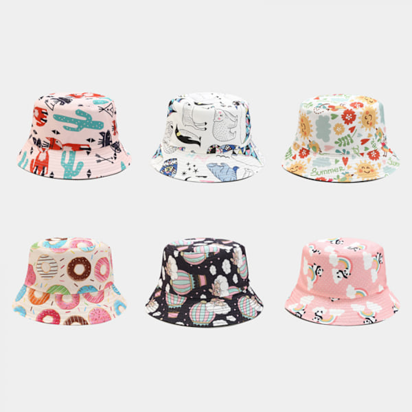 AVEKI Söpö Bucket Hat - Rantakalastajan Hattu Naisille, Kääntyvä Kaksipuolinen