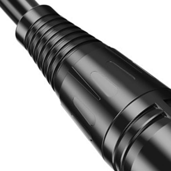 Han til hun lydkabel sort 6 meter PVC kappe fast forbindelse XLR mikrofonkabel til musikinstrument