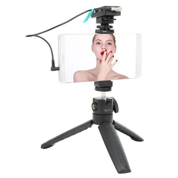 ZGCINE 2.4G Trådløst Lavalier Clip-on Mikrofon Sæt til Møde Interview Kamera