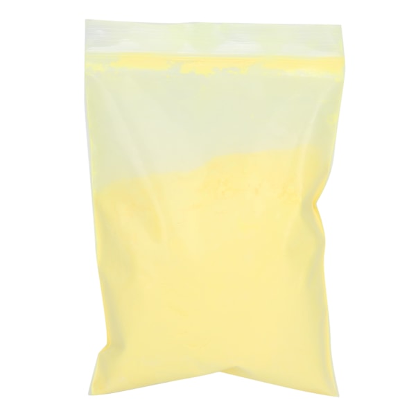 Neglekunst Lysende Pulver DIY Høy Lysstyrke Lysende Farge Pigment Dekorasjon 100g Gullgul