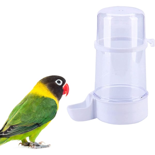YJJKJ Pet Bird Water Matare, 13,5 Oz Parrot Water Dispenser, Bird Cage Suspended Automatic Water Dispenser för Parakeet Budgie Lovebirds Cockatiel