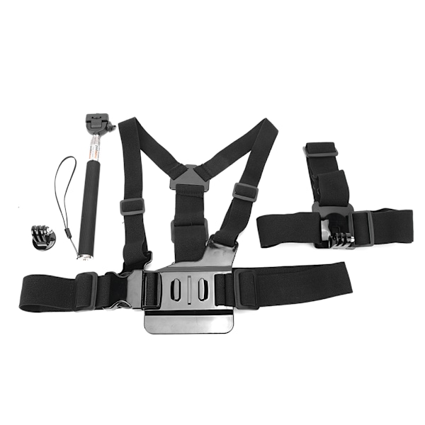3 i 1 Universal Action Camera Tillbehör Set Kit för Gopro6 5/4/3/2 Cykling Skidåkning