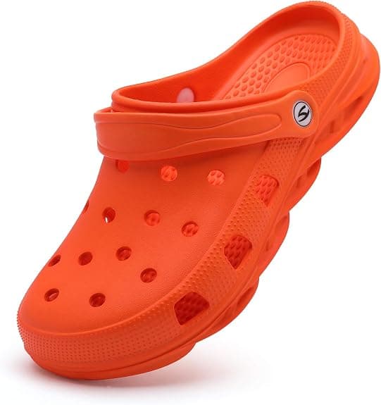 Trädgårdshålsskor för män och kvinnor (orange)