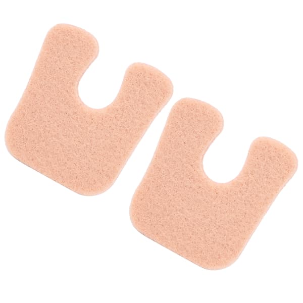 1 par U-formede callusputer, callusbeskytter, selvklebende fotcallusputer