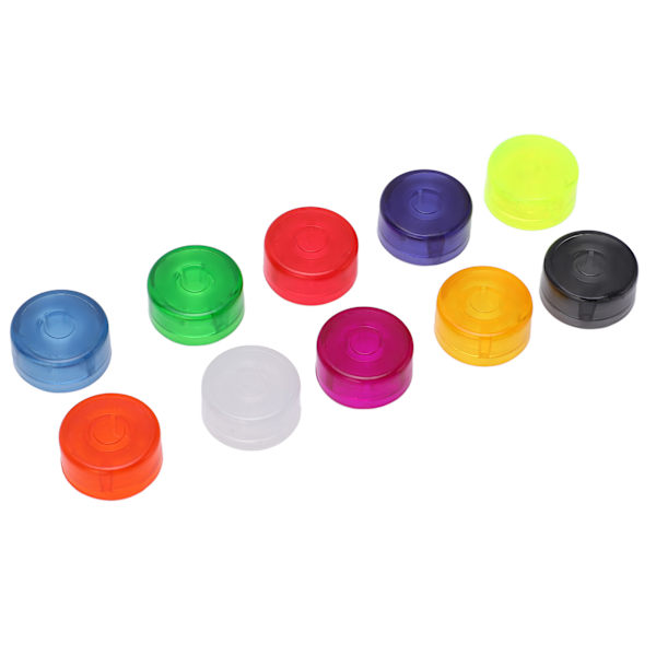 10 stk gitar effekt fotbryter topper plast effektpedal beskyttelseshetter gitar tilbehør