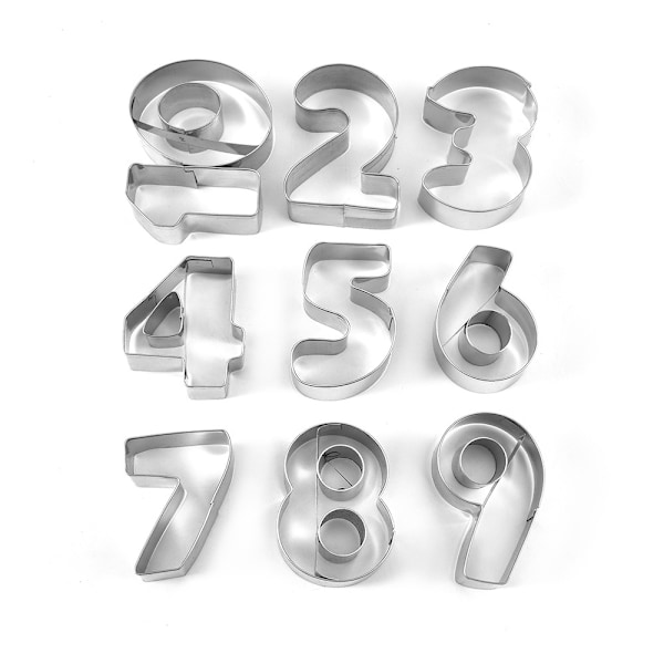 Westmark 35382280 Evästeleikkurit Numerot 0-9, Ammattimainen