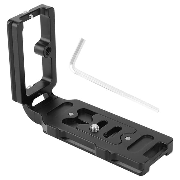 Aluminiumslegering Quick Release Plade Vertikal L-formet Beslag Grebsholder Universal