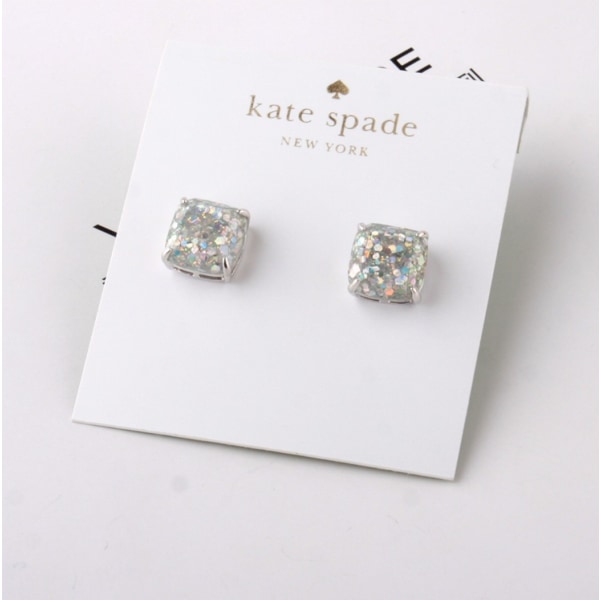 K-serien fyrkantig hartskristall småfärgade paljettörhängen, som present till alla hjärtans dag, mors dag och födelsedag (kse0571)