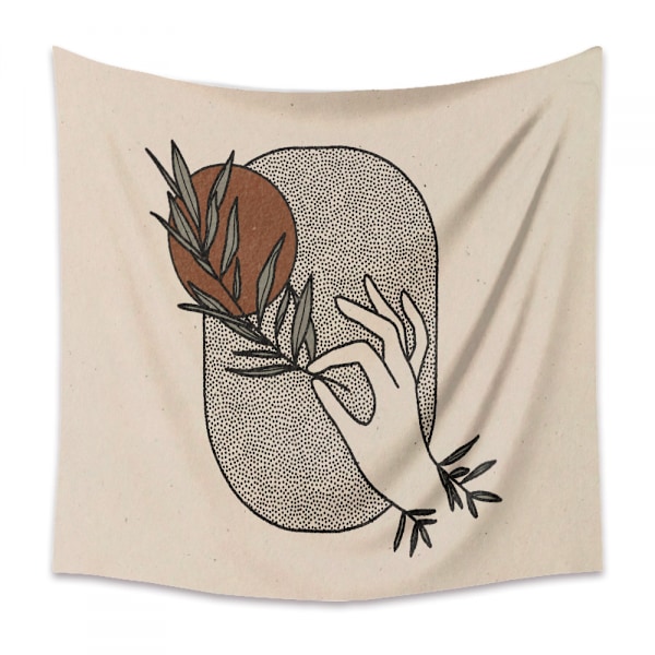 Wekity-seinävaate Esteettinen Taide Koti Tausta Kangas Sisustus Lahja Mandala Bohemia Seinävaate Sopii Olohuoneen Makuuhuoneen Sisustukseen (7, 59 x 79 tuumaa)
