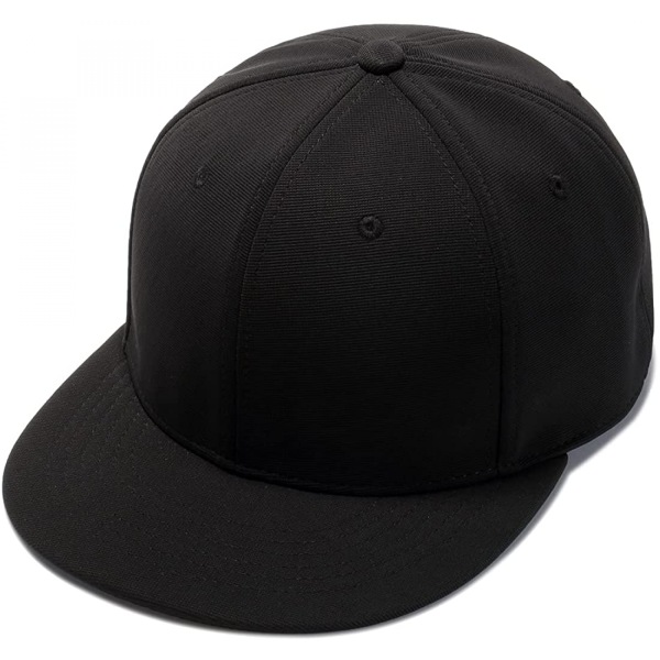 AVEKI Classic Snapback Hatt Hip Hop Flat Bill Visir Cap - Unisex justerbara baseballhattar för vuxna, gul