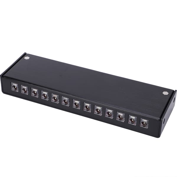Effektpedal 12 utgångar kortslutningsskydd gitarrströmförsörjningstillbehör