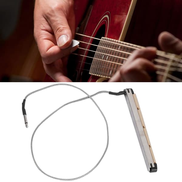 4-strängad akustisk basgitarr pickup-stick för träbasgitarr instrumenttillbehör
