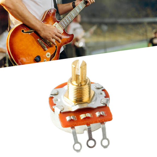 Gitarr Potentiometer Kopparaxel Brusreducering Elektrisk Gitarr Potentiometer