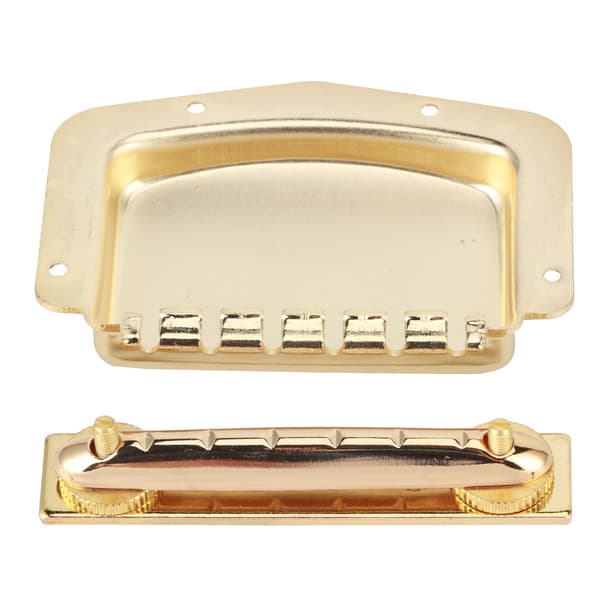 6-strängad elektrisk gitarr justerbar Archtop svansstycke stallplatta tillbehör guld