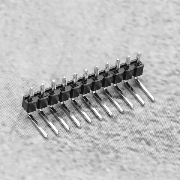 10 stk 11-pinners hane enkel rad 2,54 pinners header-kontaktlist for gitarpickup