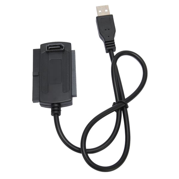 USB 2.0 til IDE SATA Adapter Kabel 3 Brug Harddisk Konverter Kit  100‑240V