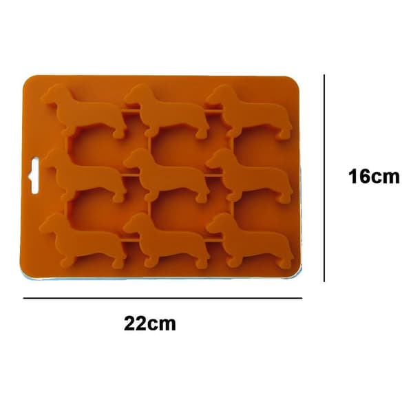 Animal Ice Cube Mold And Tray orange