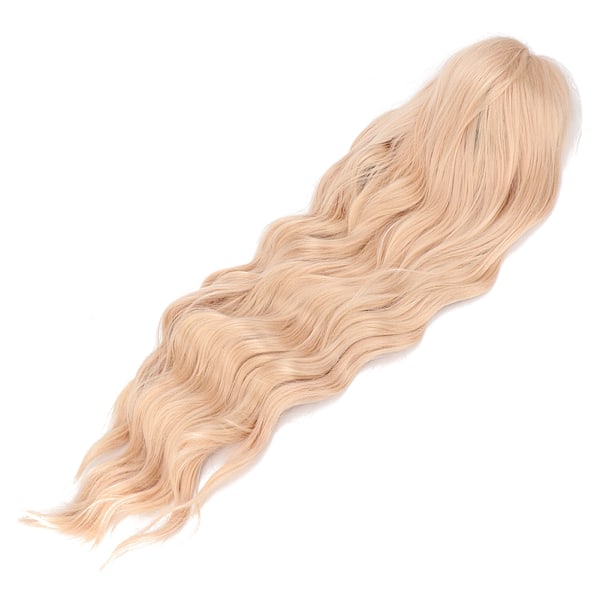 Gradient Färg Lång Lockig Peruk Syntetiskt Hår Spets Peruker Cosplay för Kvinnor Dam