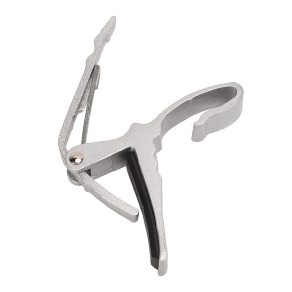 Gitar Capo Legering Hurtig Tone Endring Bærbar Instrument Tilbehør for Spilling Ytelse Sølv