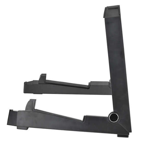 Bärbar gitarrstativ Dubbel hopfällbar ABS-plast Musikinstrument Tillbehör