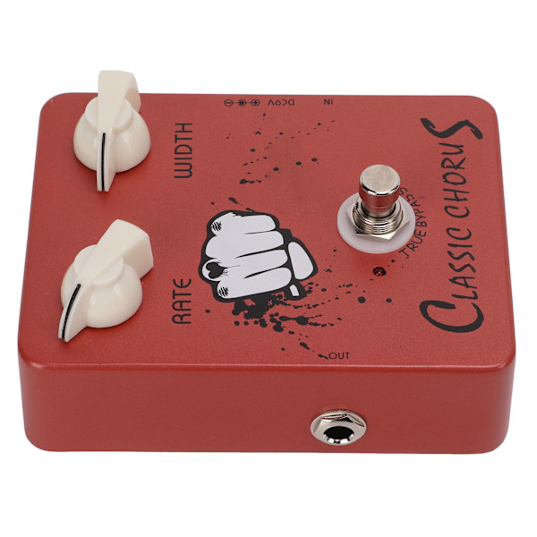 Elektrisk gitarr effektpedal Klassisk chorus True Bypass Justerbart instrumenttillbehör