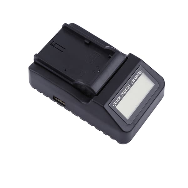 Digital LCD-laddare Batteriladdare Standard För Canon LP-E6-serien