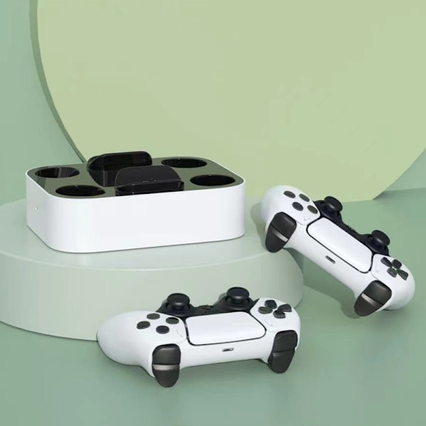 PS5-ohjaimen langaton lataustela kahdelle ohjaimelle, LED-ilmaisimella, Playstation 5 -ohjaimelle, PS5-tarvikkeet
