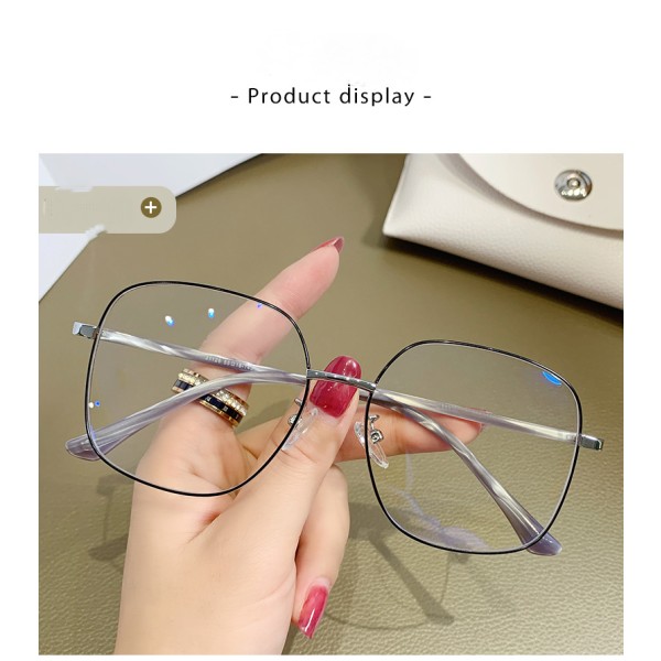 Blålys blokerende gaming briller Uv400 beskyttelse Fashion Designer Metal optiske computer briller Anti Glare Eye Strain Mænd Kvinder-10014