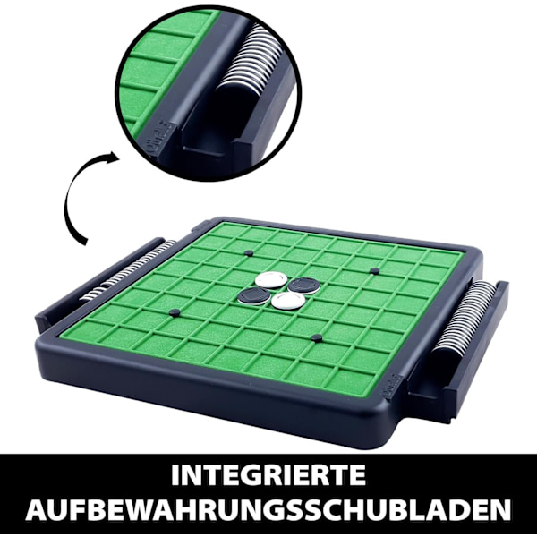 Othello - klassisk brætspil - strategispil og sindssport - 2 spillere - spilletid 15/20 minutter - legetøj til børn fra 7 år