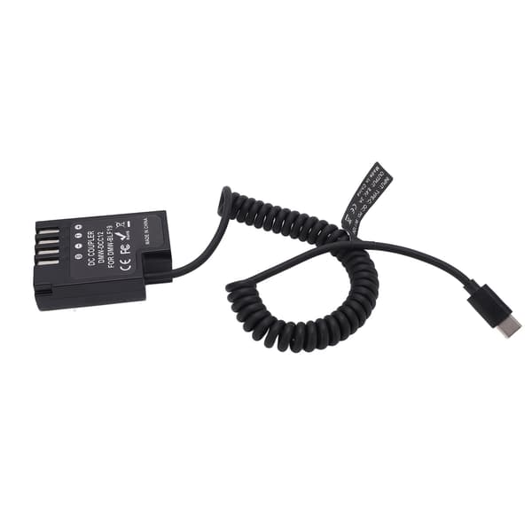 Type C DMW DCC12 Fuld Afkodning Dummy Batteri DC Kobler Strømadapter til GH3 GH4 GH5