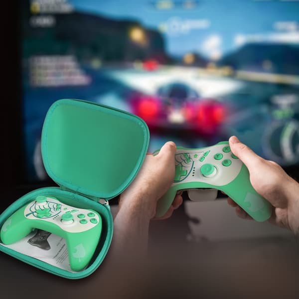 Game Controller Switch Pro Controller Taske Bærbar Eva Opbevaringspose Bærbar Controller Hard Case Taske - Grøn