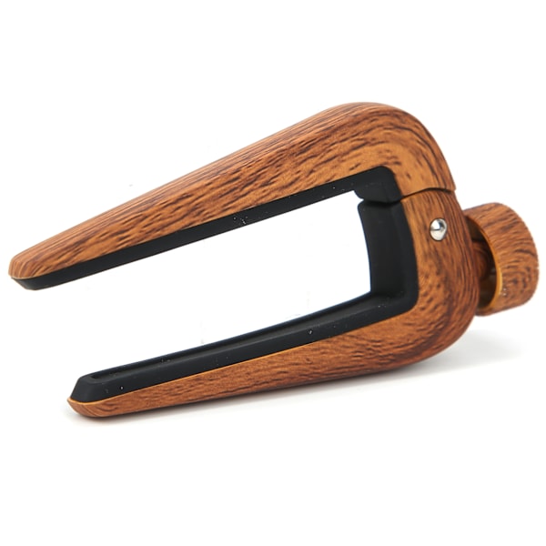 Flanger Gitar Capo Ukulele Tuning Spenning Multifunksjonelt Musikk Instrument Tilbehør Mørkt Trefiber