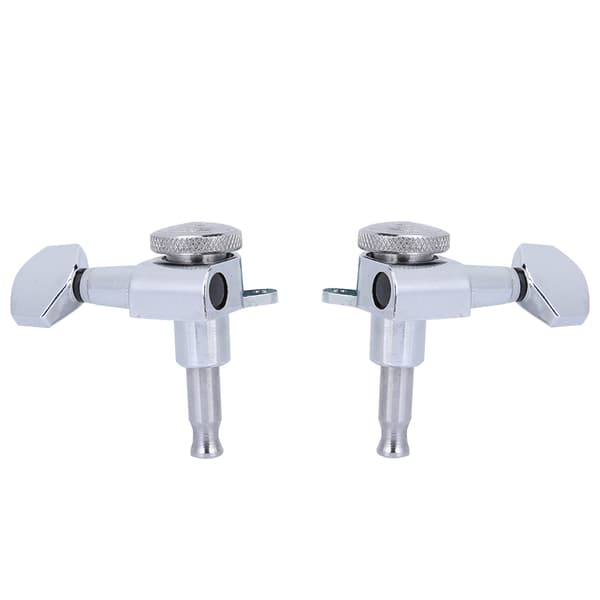 Gitar Tuning Key Pegs Streng Tuned Machine Head Full Sealed Locking Tuner (Sølv)