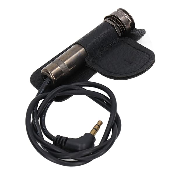 Akustisk gitar pickup-transduser i metall, tilbehørserstatning for strengeinstrument, grå
