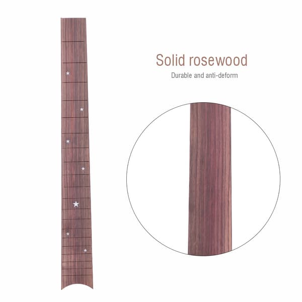 Rosenträ 20 Band Akustisk Gitarr Greppbräda Fingerboard Ersättning Del